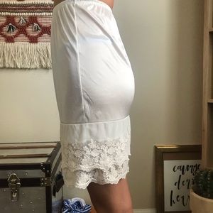 Lace slip dress extender